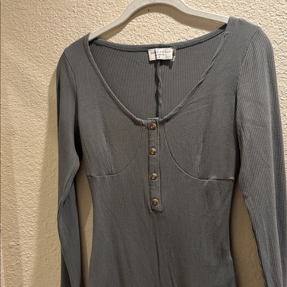 Corset Style Bodysuit Sage Green By Dress Forum - Picture 4 of 11